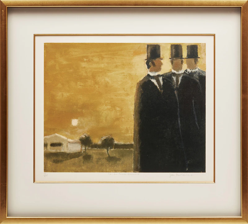 Jean Paul Lemieux, Canada Album, 1984, 12 colour prints with commemorative stamp sheet - view 35