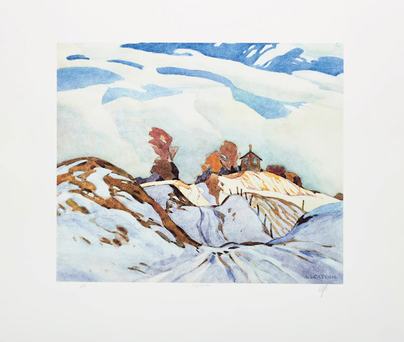 Alfred Joseph Casson, A.J. Casson: The Group of Seven Commemorative Anniversary Suite (Folio Two: Watercolours), folio of seven photolithographic reproductions - view 2