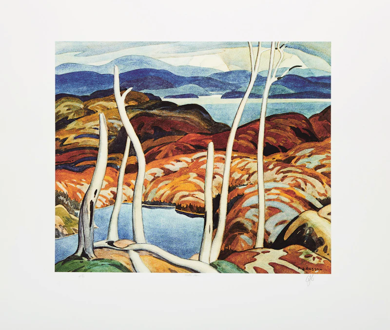 Alfred Joseph Casson, A.J. Casson: The Group of Seven Commemorative Anniversary Suite (Folio Two: Watercolours), folio of seven photolithographic reproductions - view 3