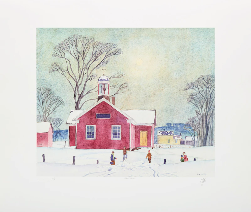 Alfred Joseph Casson, A.J. Casson: The Group of Seven Commemorative Anniversary Suite (Folio Two: Watercolours), folio of seven photolithographic reproductions - view 6