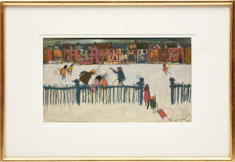 William Arthur Winter, Winter Afternoon, tempera, 1966 - view 2