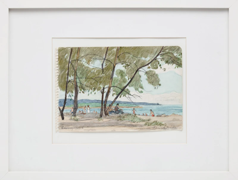 Bernice Fenwick Martin, Cherry Beach, 1956, graphite - view 2