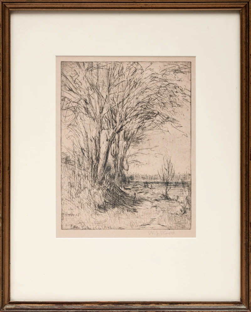 William John Wood, Little Lake, 1933, etching - view 2