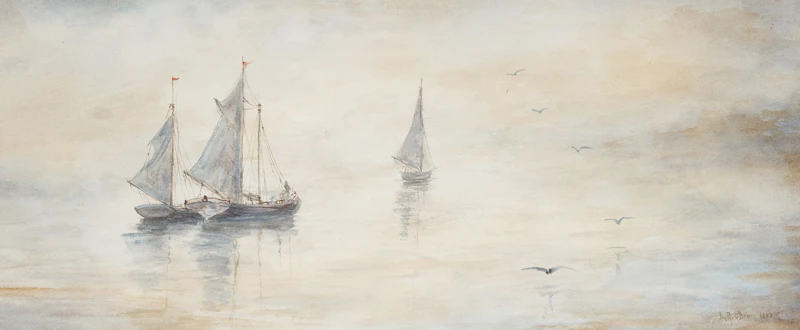 Marine Scene by Lucius Richard O'Brien