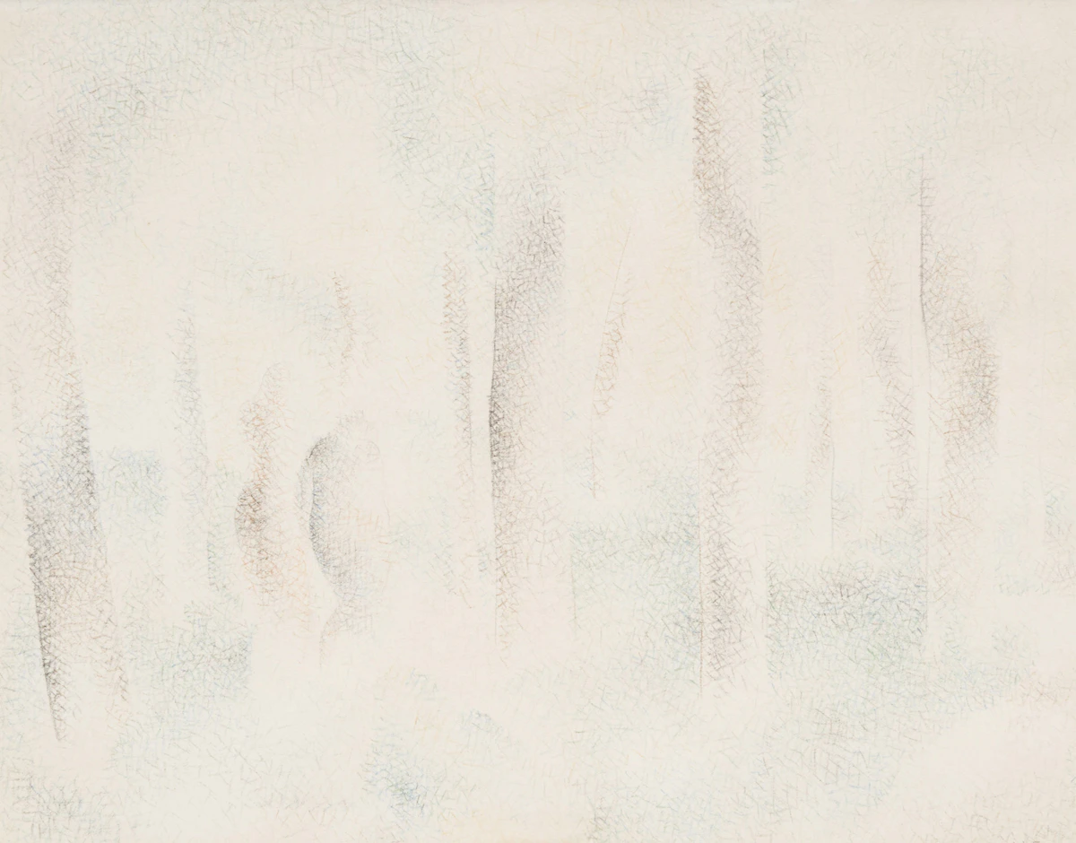 Lionel LeMoine FitzGerald, Love In Summer Woods #6, coloured pencil