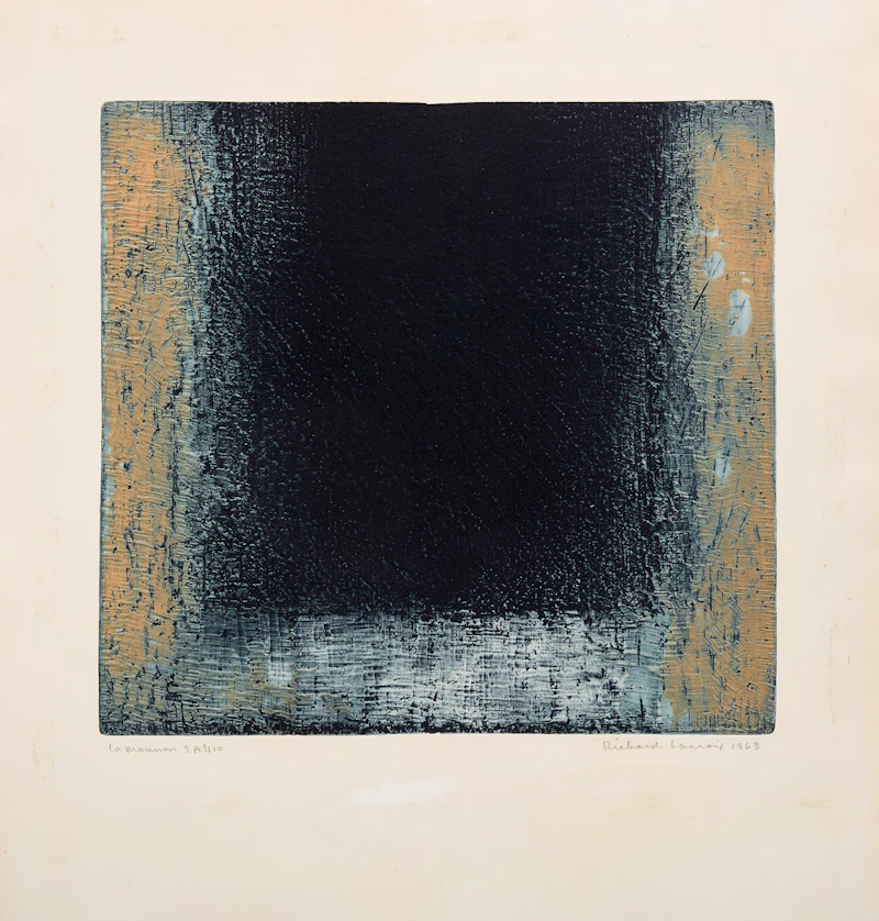 Richard Lacroix, La Mousson, colour intaglio, 1963 - view 2
