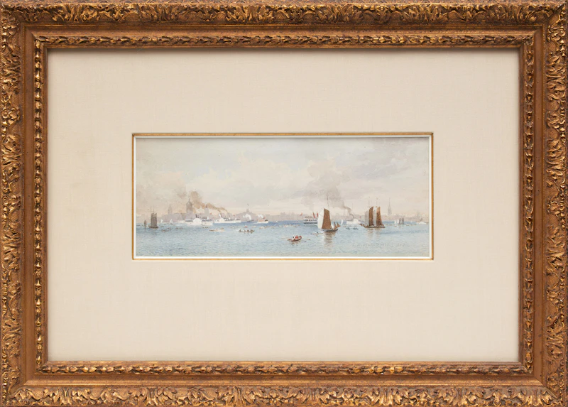 Frederic Marlett Bell-Smith, Hanlan Winning From Wallace Ross, Toronto Bay, October 15th, 1877, watercolour - view 2