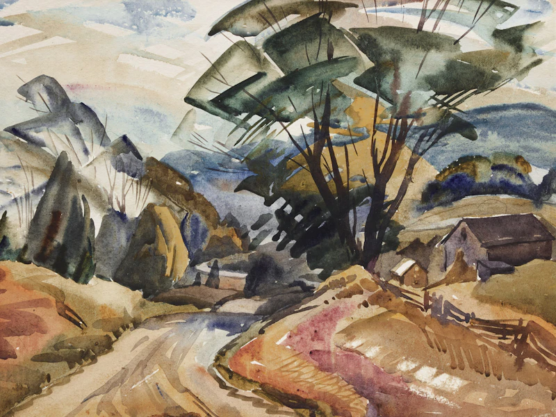 Untitled (Whimsy Trees) by Frederick Alexander Fraser