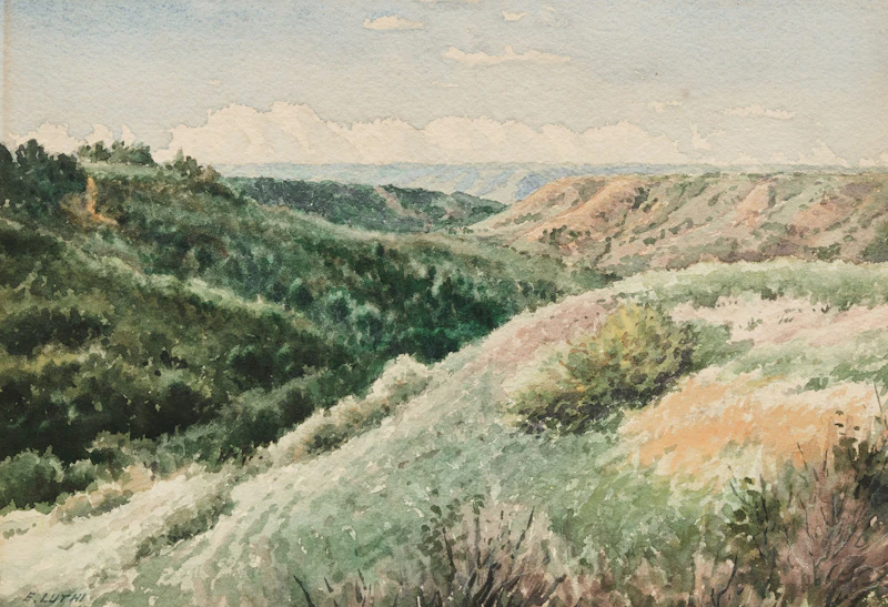 Near Fort Qu'Appelle by Ernest Luthi