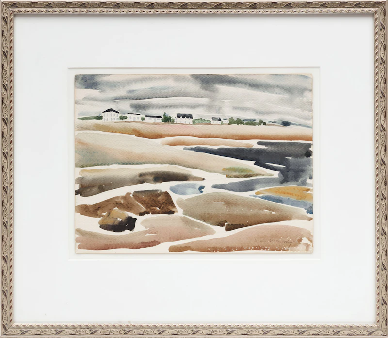 Doris Jean McCarthy, Untitled (Shoreline Landscape), watercolour - view 2