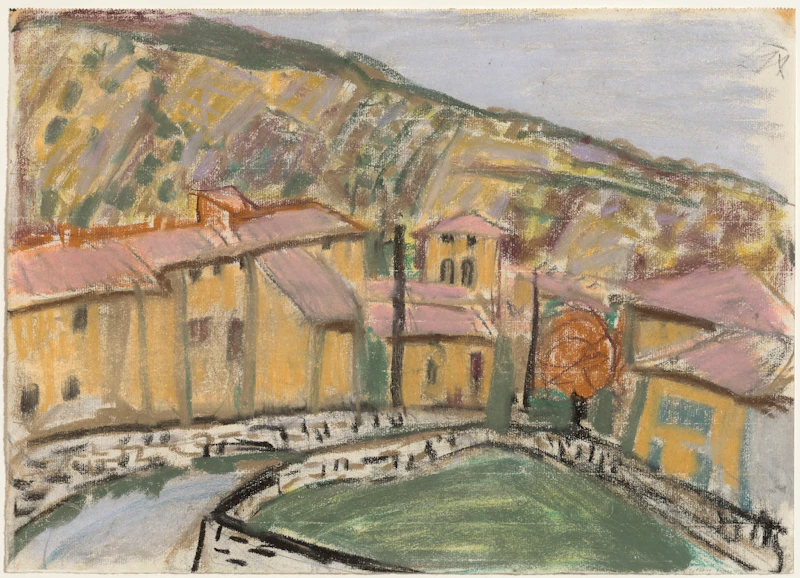 Französisches Dorf (French Village) by Otto Dix