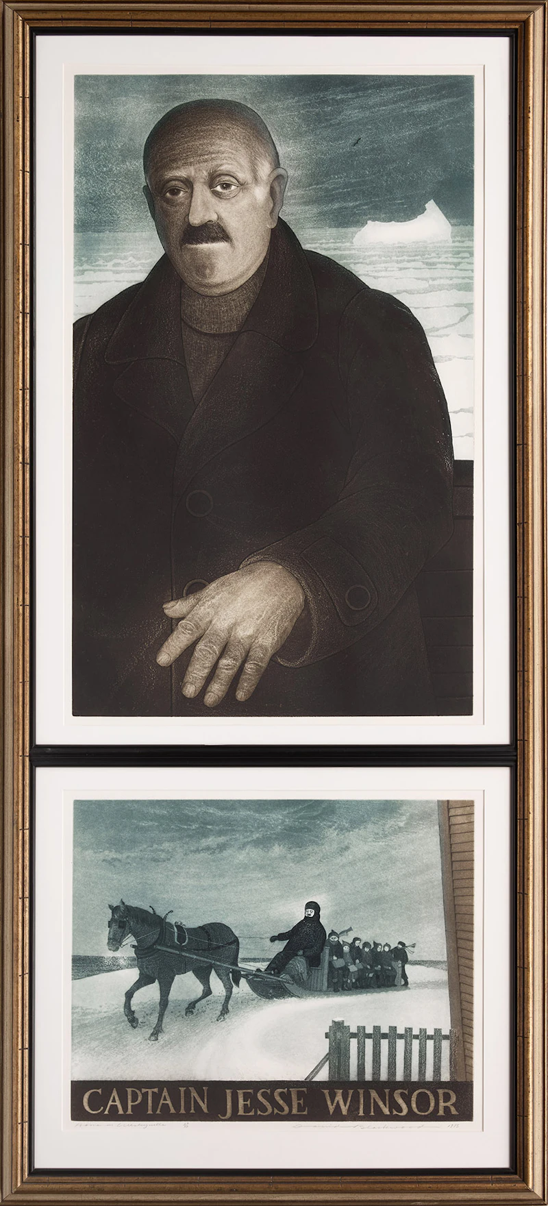 David Lloyd Blackwood, Captain Jesse Winsor Home in Wesleyville, two etchings and aquatints, 1975 - view 2