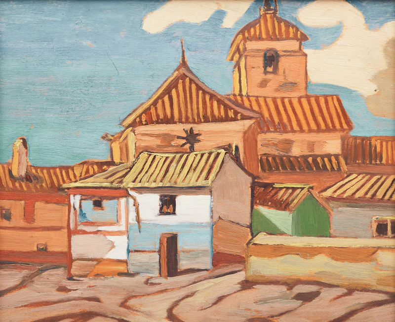 Frederick Grant Banting, Spain, 1933, oil on board - view 1