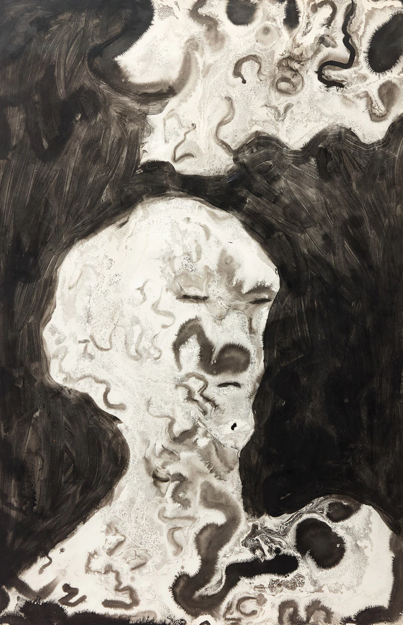 Untitled (Perforated Section Portrait), circa 1967 by Jack Leonard Shadbolt