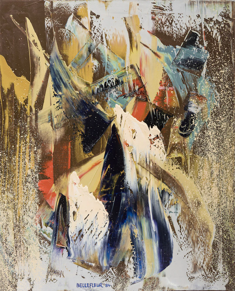 Chutes, 1984 by Léon Bellefleur