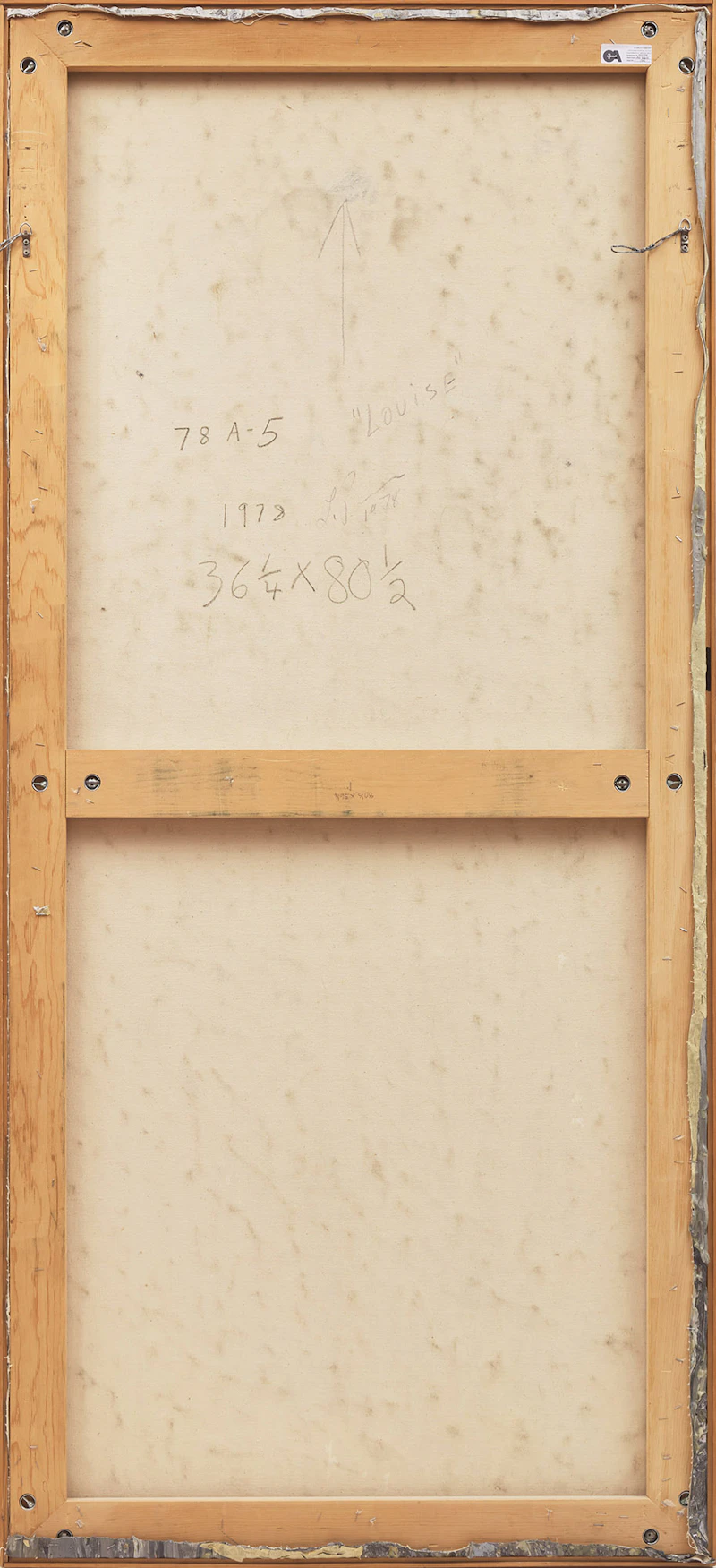 Larry Poons, Louise, acrylic on canvas, 1978 - view 3