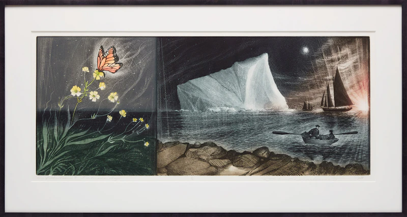 David Lloyd Blackwood, His Father Dreams II: Labrador Days, 1988, etching and aquatint - view 2