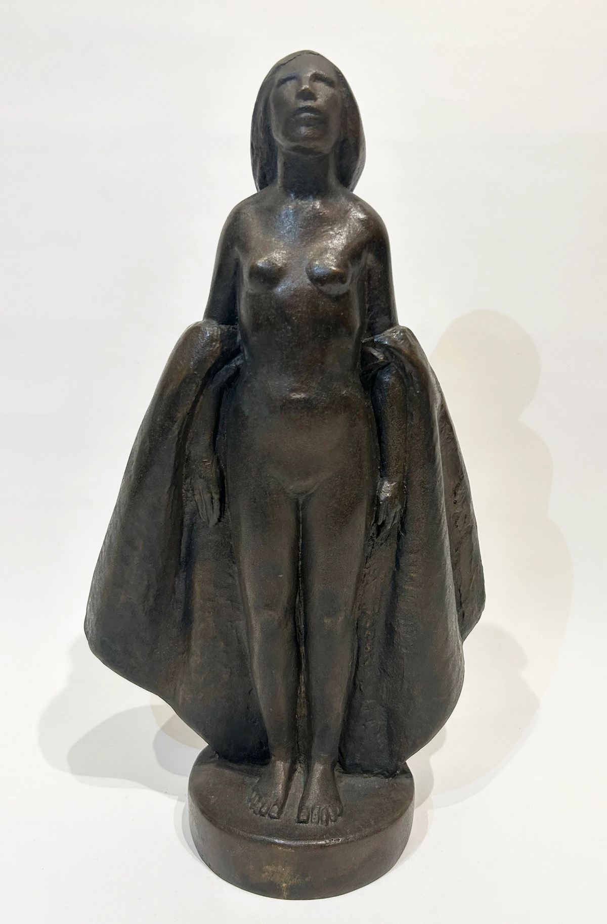 Frances Loring, The Cloak, 1950, bronze