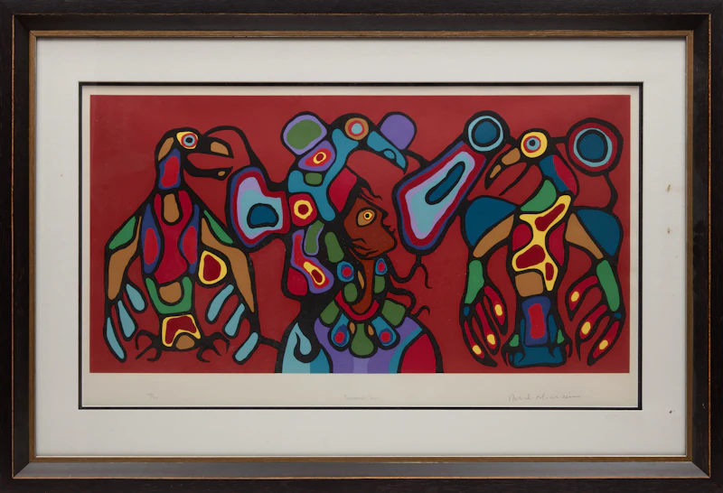 Norval Morrisseau, Thunderbird's Spirit, colour serigraph - view 2