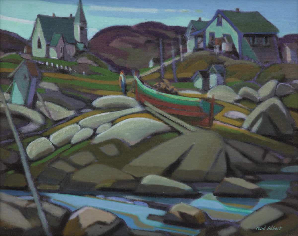 René Hébert, West Dover, N.S., 1980, oil on canvas