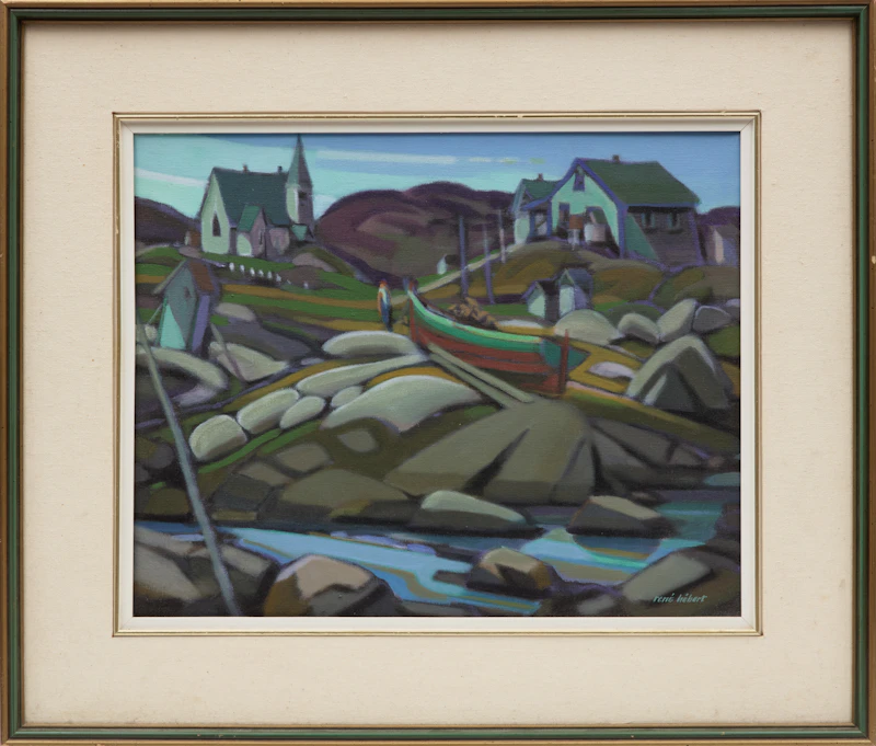 René Hébert, West Dover, N.S., 1980, oil on canvas - view 2