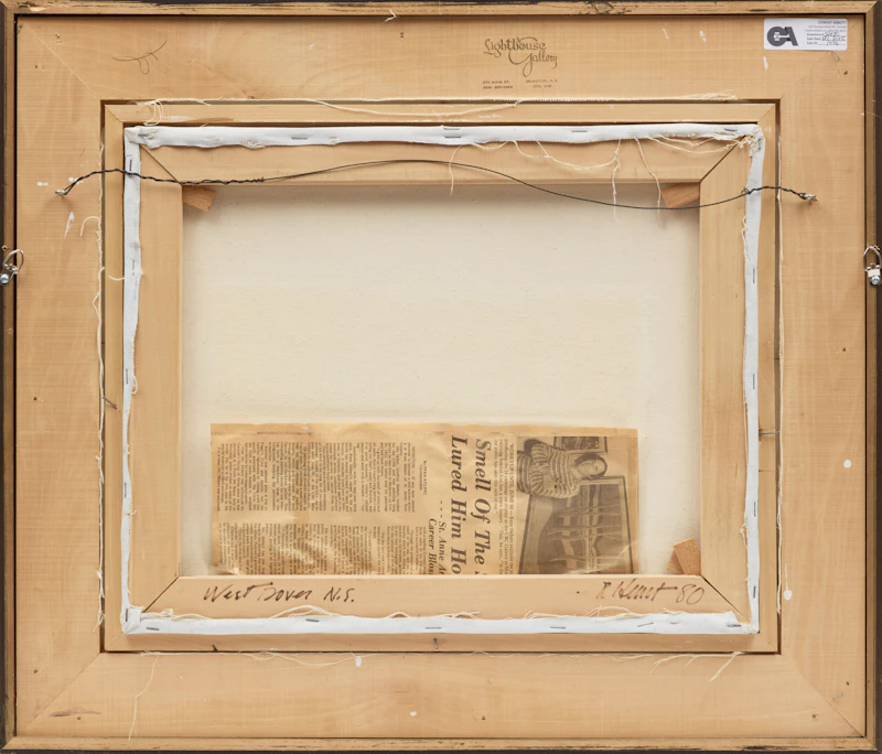 René Hébert, West Dover, N.S., 1980, oil on canvas - view 3