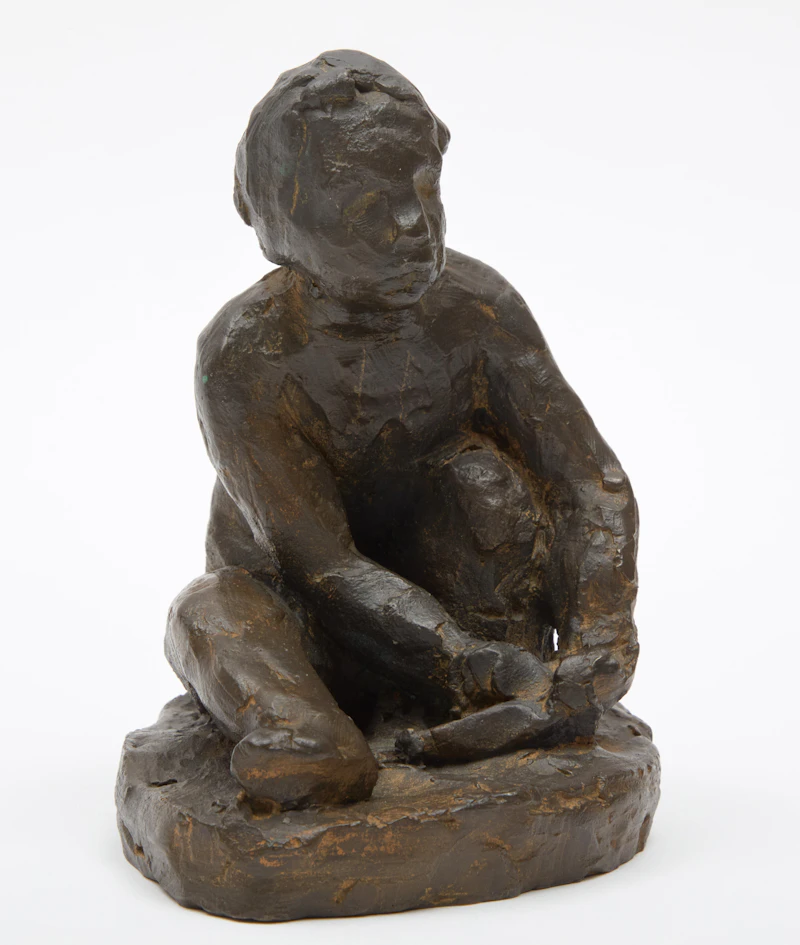 Maquette of Seated Child, circa 1920 by Florence Wyle