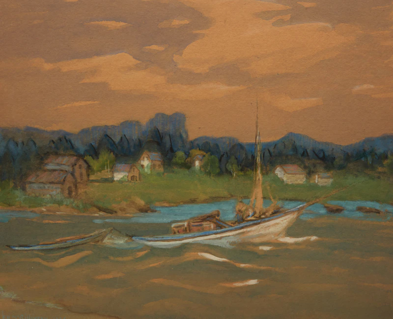 Tuna Fishing Boat, Nova Scotia by Florence Helena McGillivray
