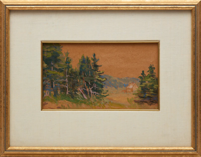 Florence Helena McGillivray, Looking Back from Shore, Grand Manan Island; Woman in Kitchen, two works on paper - view 2
