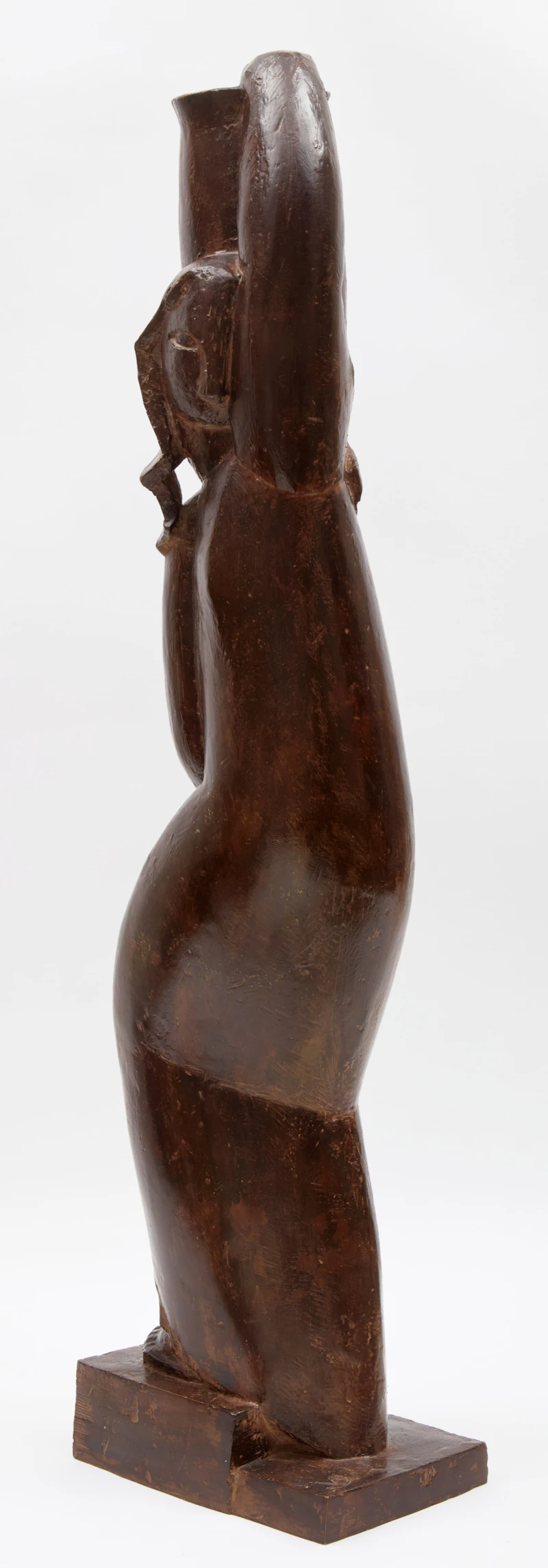 Béla Vörös, Femme à la cruche, bronze - view 2