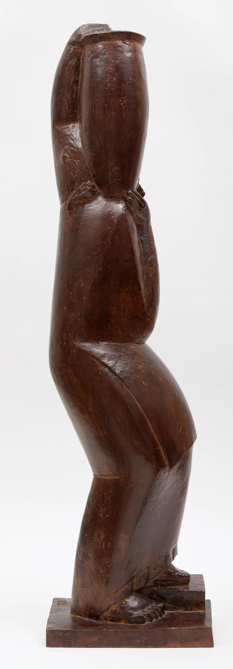 Béla Vörös, Femme à la cruche, bronze - view 4