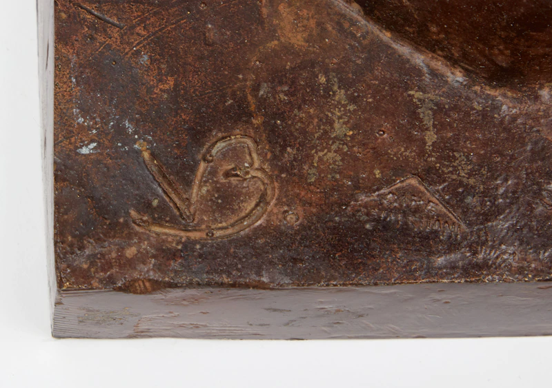 Béla Vörös, Femme à la cruche, bronze - view 5