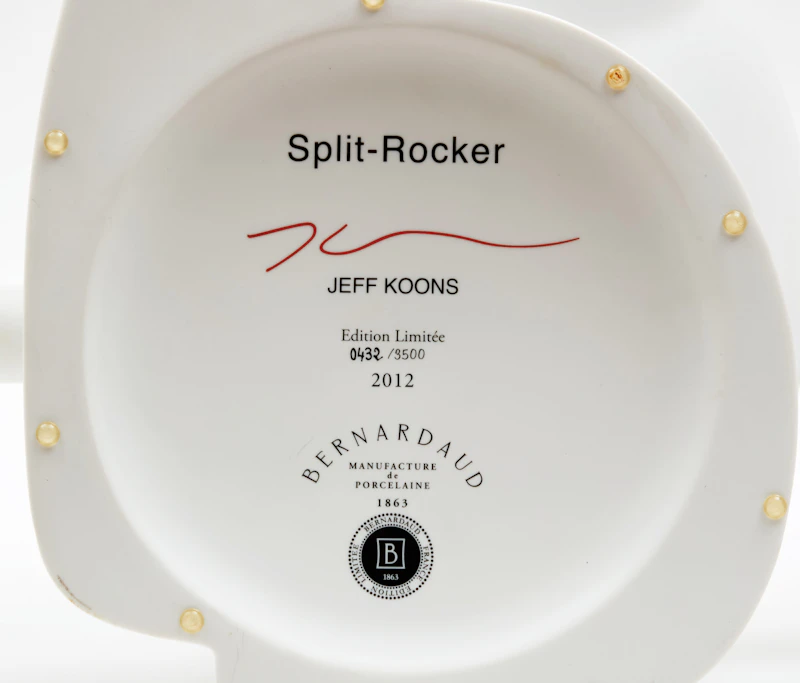Jeff Koons, Split Rocker Vase, porcelain, 2012 - view 5