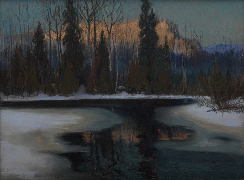 Stream in Winter by Maurice Galbraith Cullen
