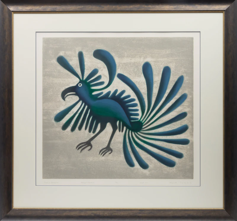 Kenojuak Ashevak, Vision on Spring Ice, etching and aquatint, 2001 - view 2