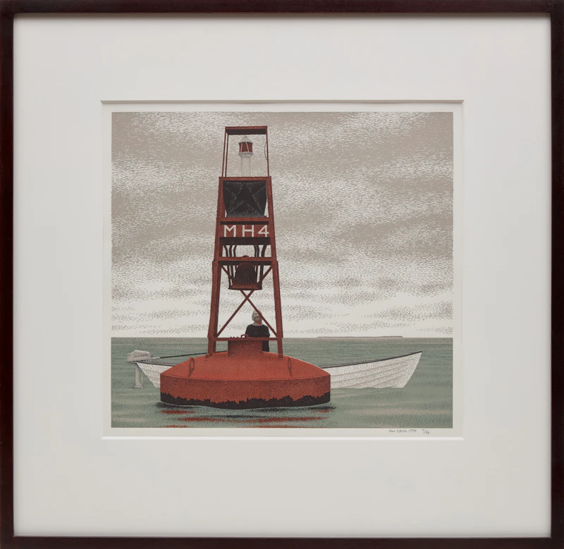 David Alexander Colville, Navigation, colour serigraph, 1995 - view 2