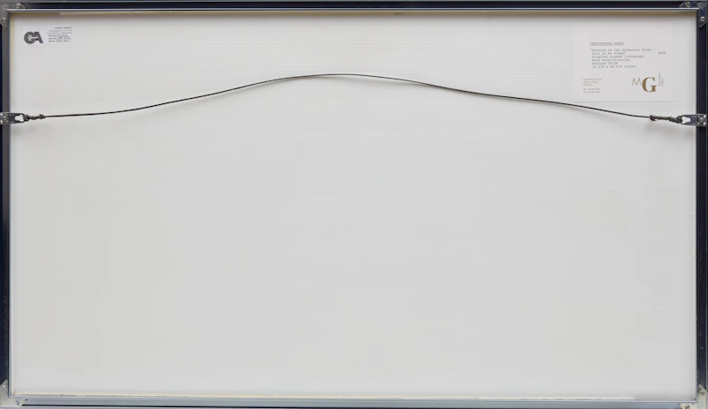 Christopher Pratt, Evening on the Salmonier River - Fall at My Place, colour lithograph, 2009 - view 3