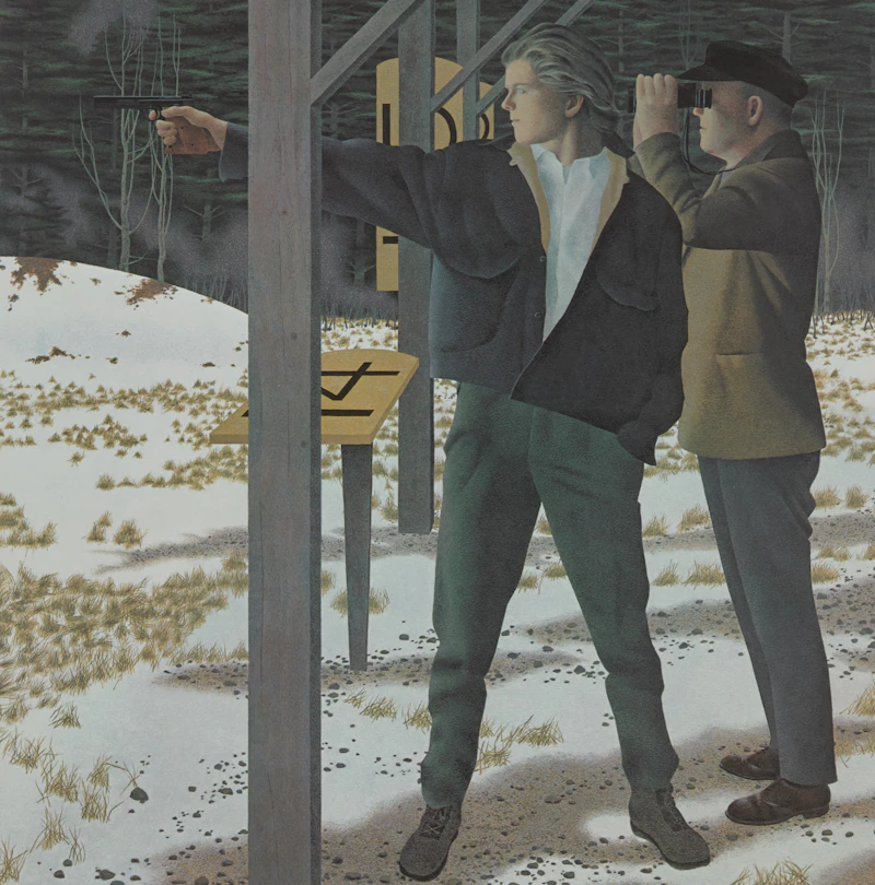 Target Shooting by David Alexander Colville