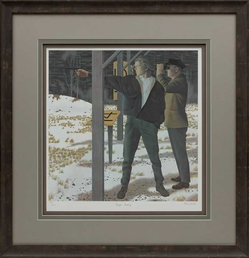 David Alexander Colville, Target Shooting, photolithographic reproduction - view 2
