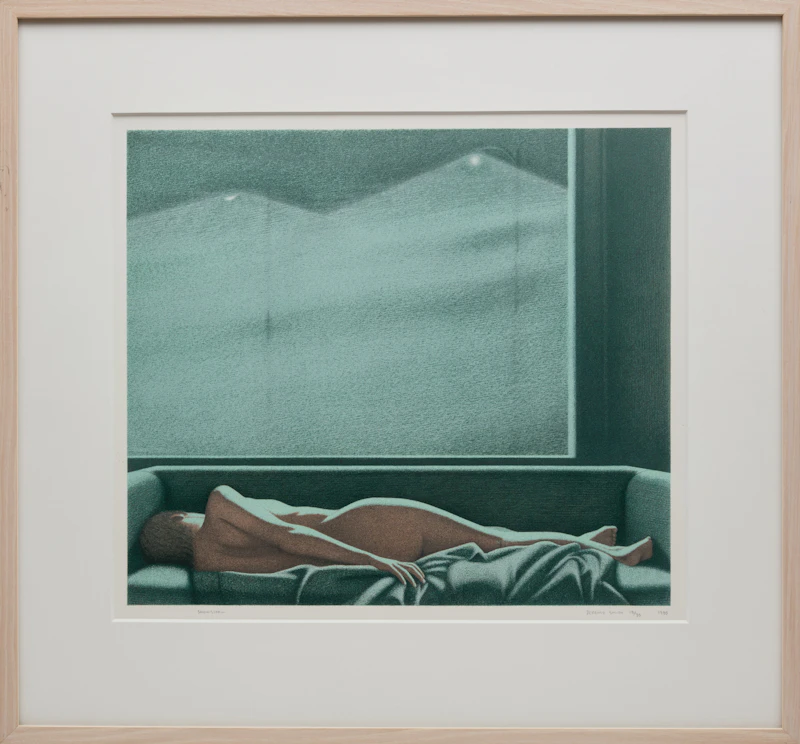 Jeremy Smith, Narrows, Lake Vernon; Snowstorm; Woman and Dog, three colour serigraphs - view 2