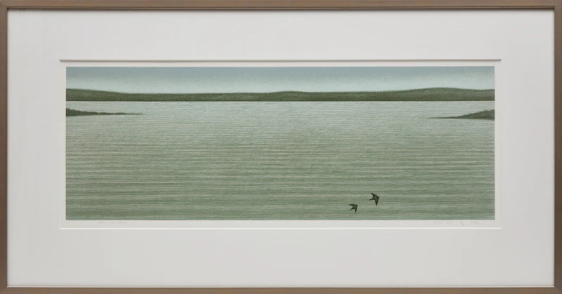 Jeremy Smith, Narrows, Lake Vernon; Snowstorm; Woman and Dog, three colour serigraphs - view 5