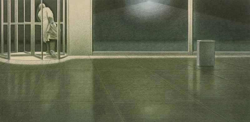 Jeremy Smith, Finches; Morning, Lake Joseph; Lobby, three serigraphs - view 4