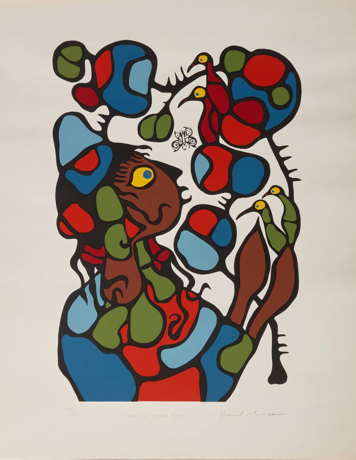 Norval Morrisseau, Shaman Vision Series One, set of six colour serigraphs
