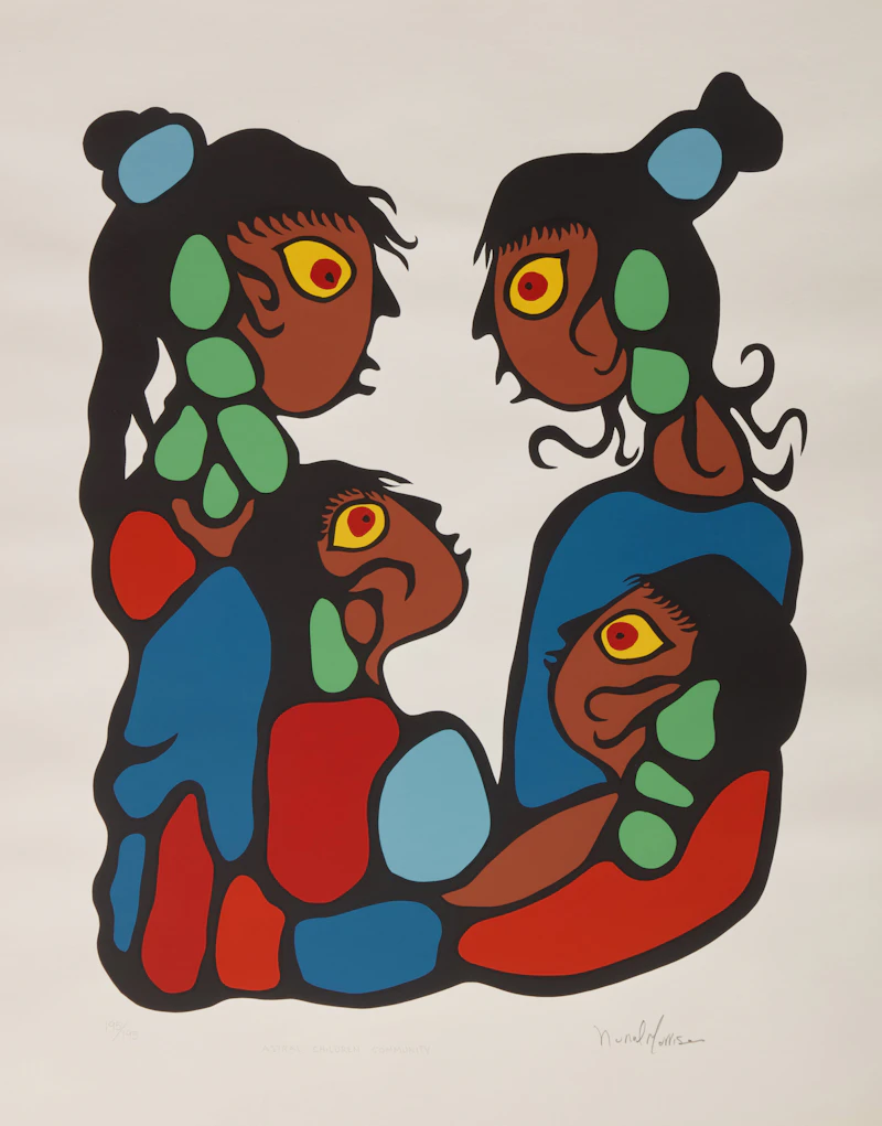 Norval Morrisseau, Shaman Vision Series One, set of six colour serigraphs - view 3