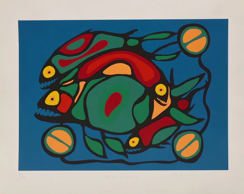 Norval Morrisseau, Shaman Vision Series One, set of six colour serigraphs - view 5