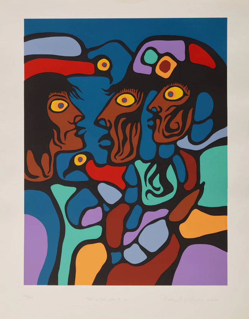 Norval Morrisseau, Shaman Vision Series One, set of six colour serigraphs - view 6