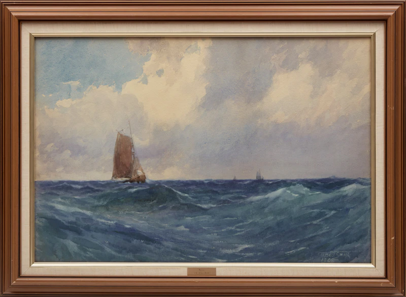Frederic Marlett Bell-Smith, Marine, watercolour on paper, 1905 - view 2