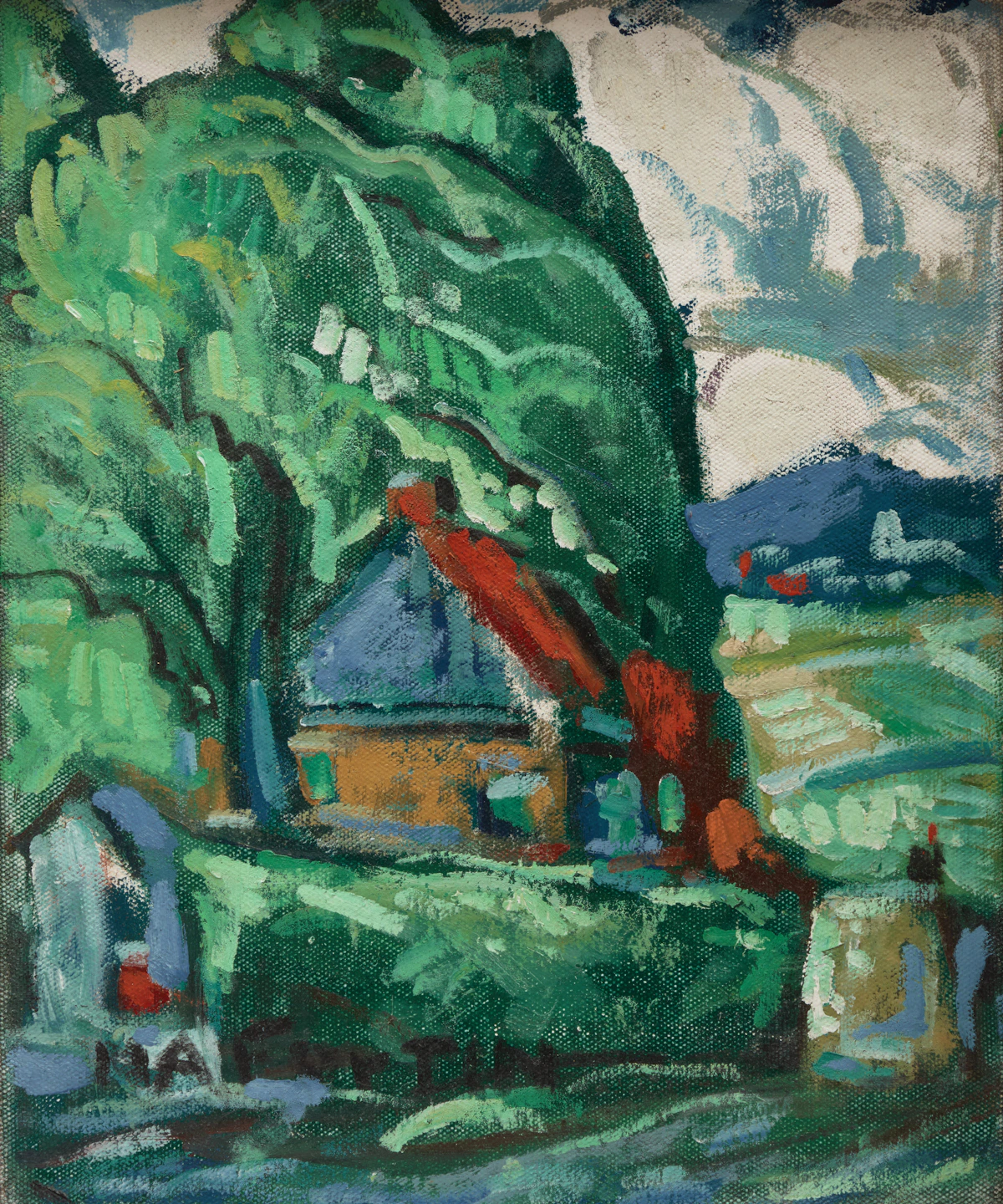 Marc-Aurèle Fortin, Sainte-Rose, oil on canvas