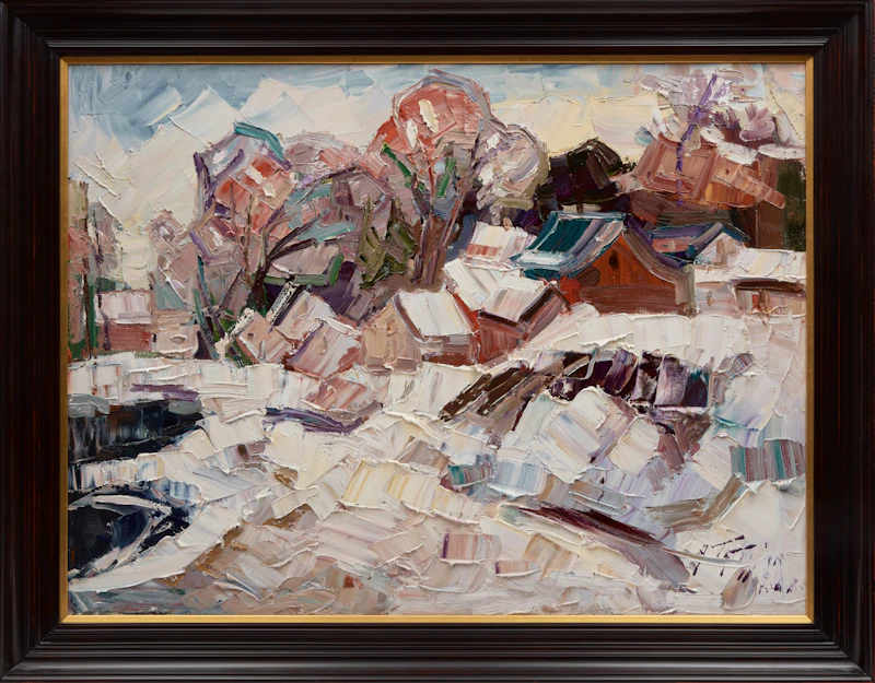 Armand Tatossian, Winter Day, oil on canvas - view 2