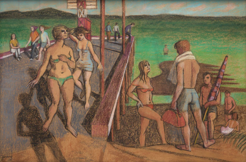 Jetty at Baie St. Paul by Philip Henry Howard Surrey